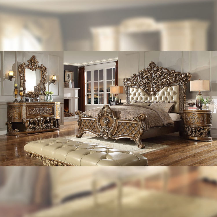 Luxury Bedroom Set 1 Set of Bedroom Classic 2 - Image 1