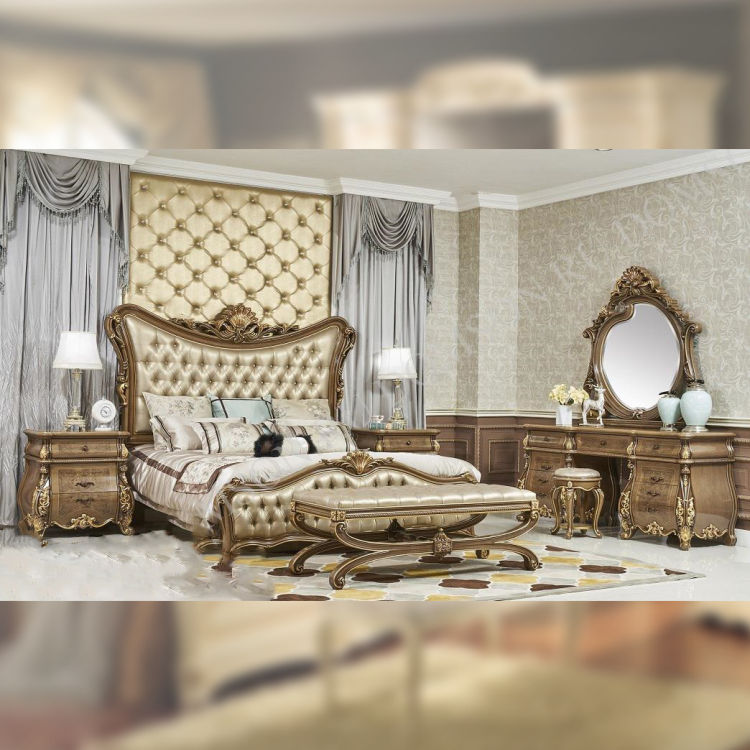 Luxury Bedroom Set 5 Set of Bedroom Classic 6 - Image 1