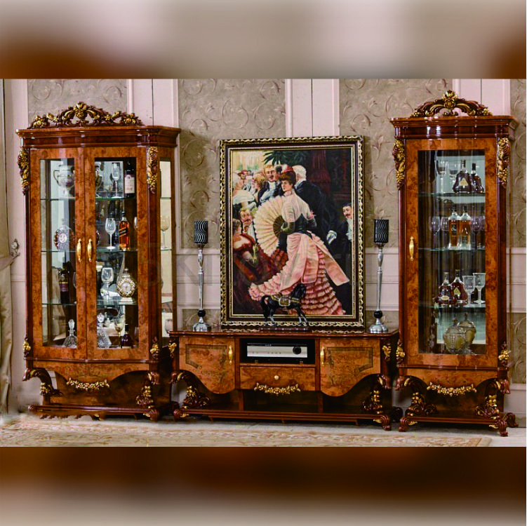 Teak Tv Cabinet Teak Luxury Tv Cabinet - Image 1