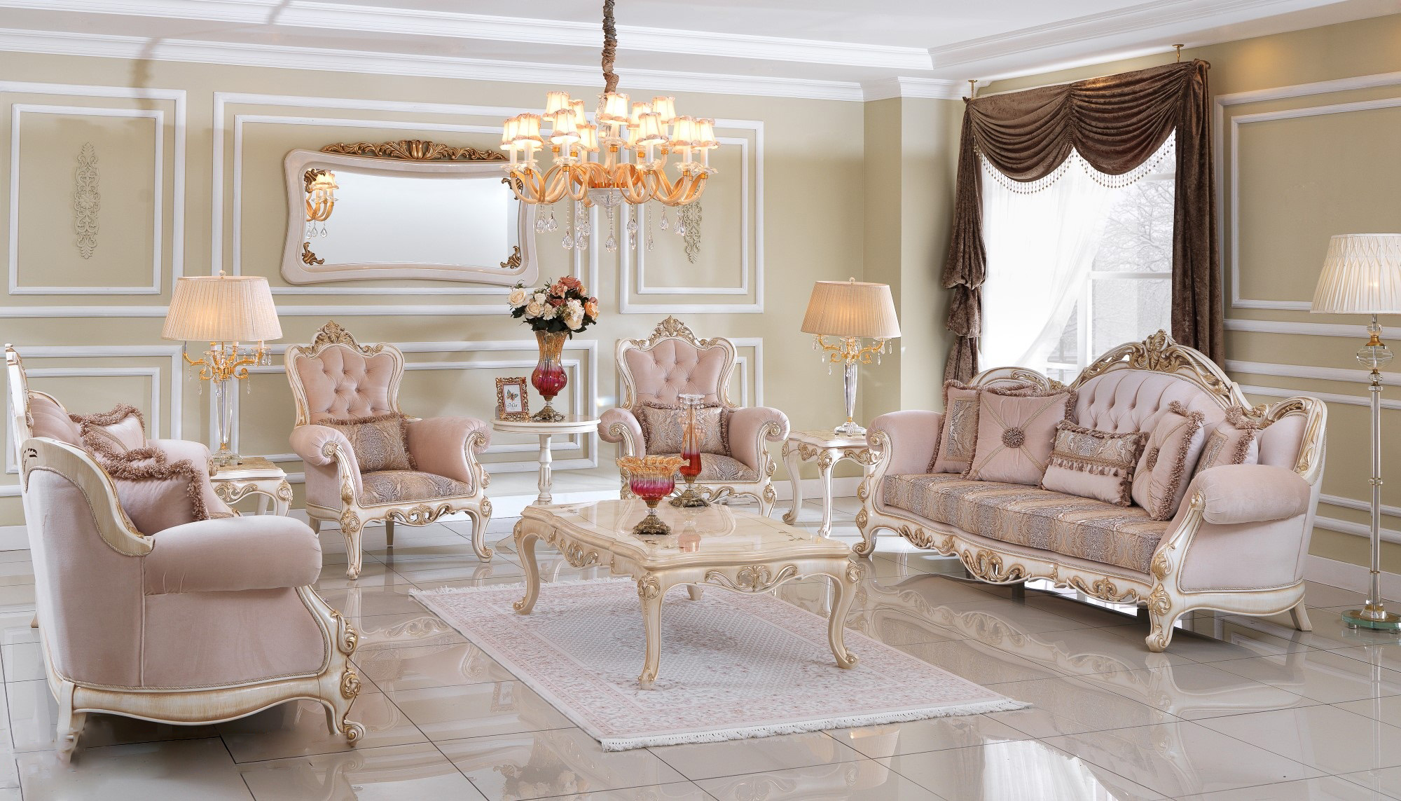 3500067_19 Modern Luxury Living Room Sets B119 - Image 1