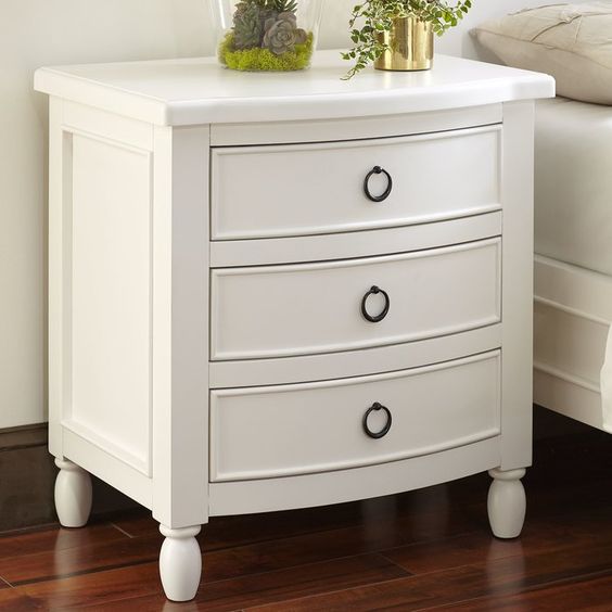 3dfd3a3f05def5503d50587a616a71dd White Luxurious Night Stand - Image 1