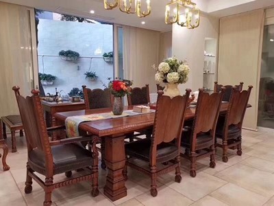 Dining Room Set 56 Dining Room Set Classic Luxury Design - Image 1