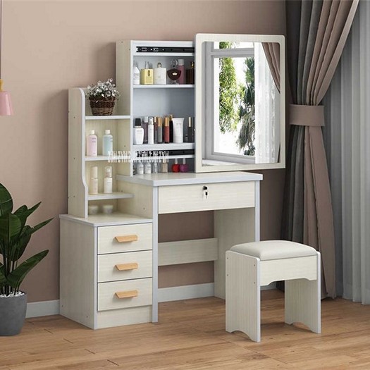 Dresser with mirror16 Polished Dresser With Mirror 09 - Image 1