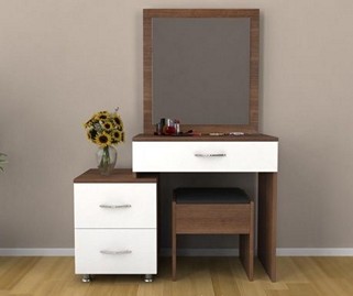 Dresser with mirror22 Dresser with Mirror Modern Style - Image 1