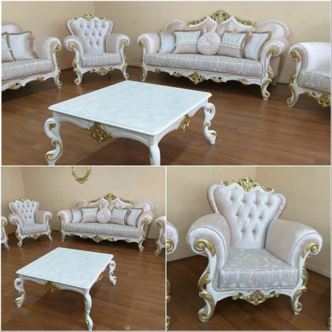Living Room Set 16 Living Room Set Classic Luxury - Image 1