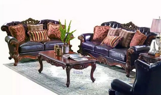 Living Room Set 4 Living Room Set Classic Elegance - Image 1