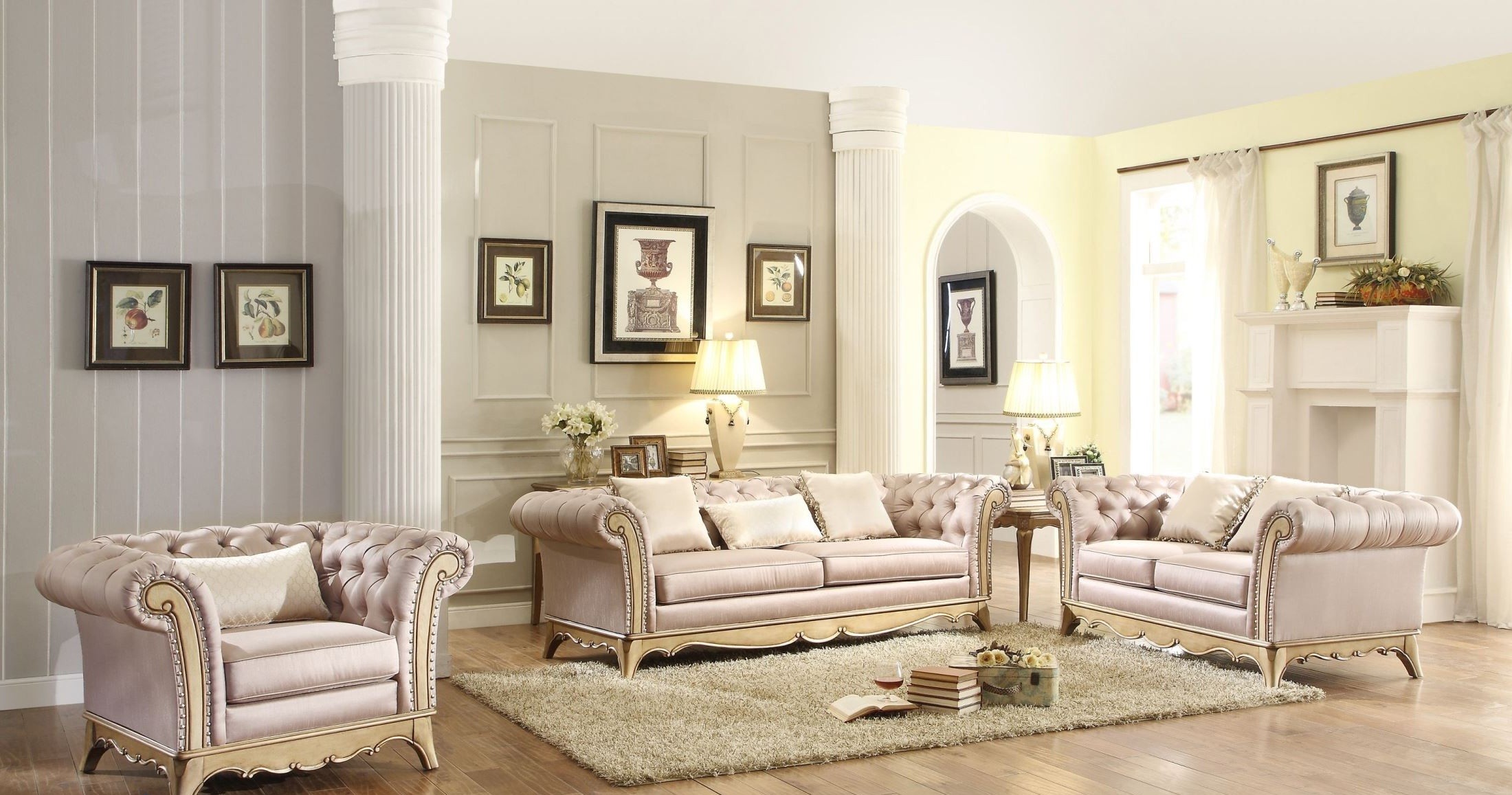 NIF-18L Cozy Living Room Sets B17 - Image 1