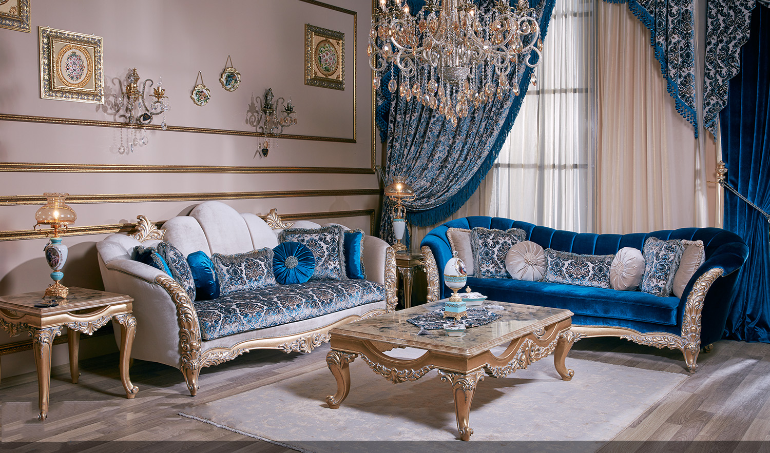 fengi-salon-takimi Elegant Living Room Sets LX67 - Image 1